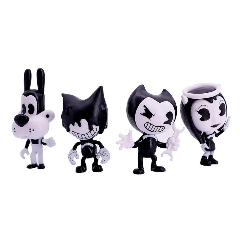 Бенди 4 Pack фигурки и чернильная машина популярные горячие игрушки для