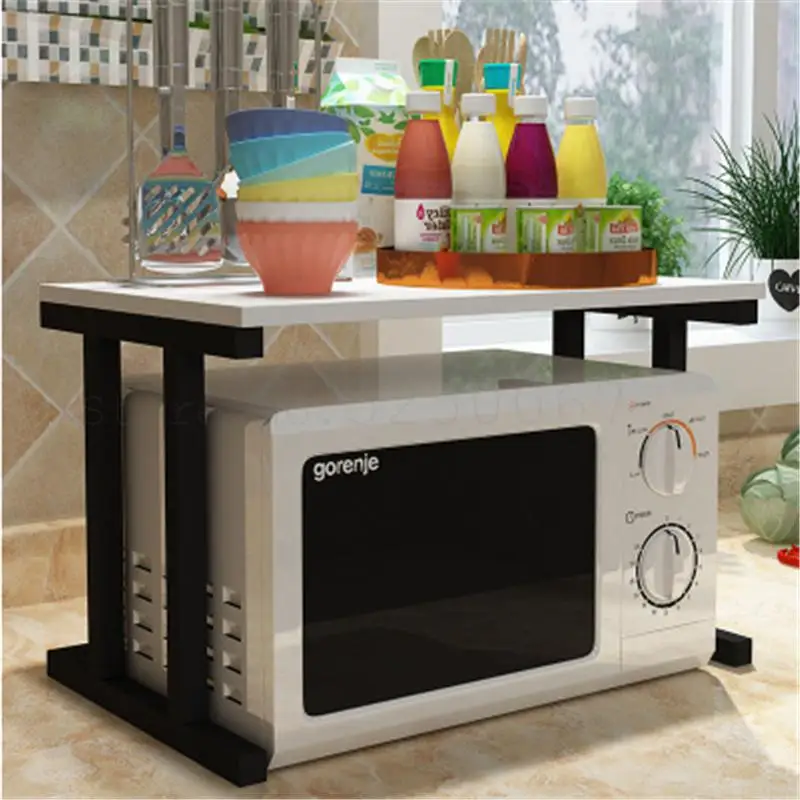 Model 6 Полка для микроволновой печи, 2 слоя, кухонная приправа, консоль для рисоварки, двойное хранение - Цвет: Model 6