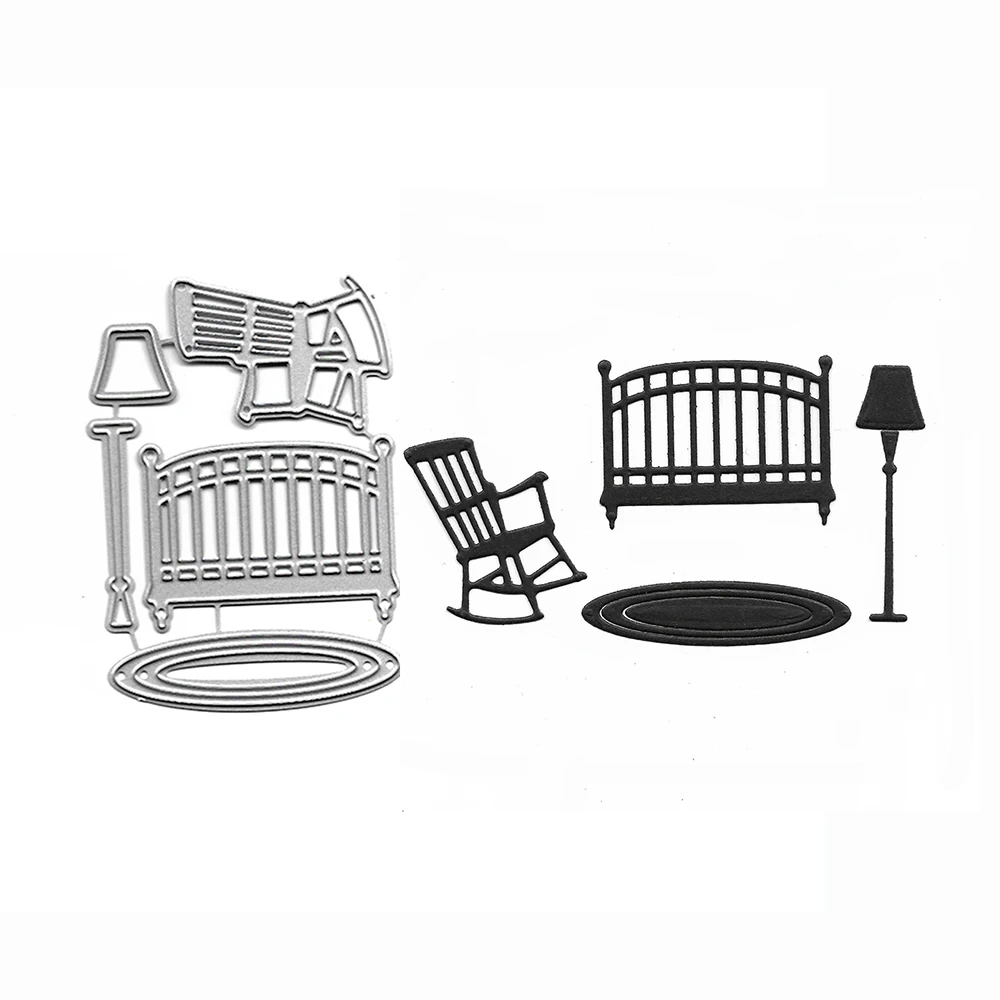 

Stamps And Dies Bedroom Furniture Cutting Dies Scrapbooking Album Paper Card Making Crafts Embossing Stencil Die Cut New Arrival