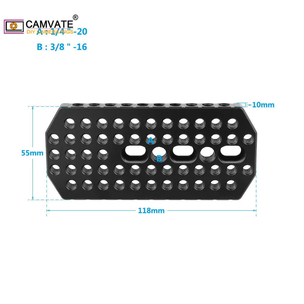 Камера CAMVATE быстросъемная Верхняя ручка NATO с верхней сырной пластиной и