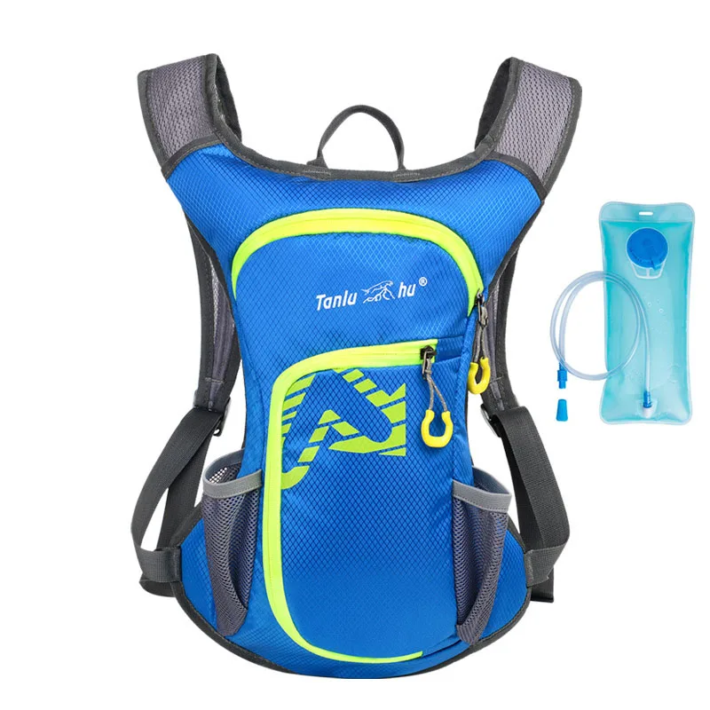 with water bag 2L сумка для воды для велоспорта, езды на велосипеде, гидратационный рюкзак, нейлоновый резервуар для воды, для мужчин и женщин, для активного отдыха, кемпинга, бега, Mochila, сумка для велоспорта - Цвет: with water bag
