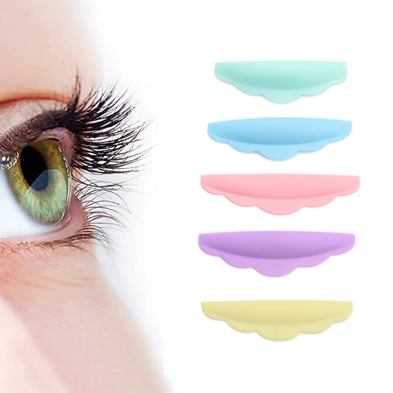 

5 Pairs Silicone Eyelash Perming Pad Lashes Rods Shield Lifting 3D Eyelash Brand new