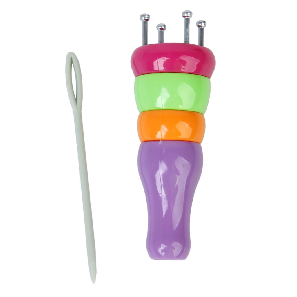 Пластиковая пряжа шерстяная вязаная кукла тележка косички Рукоделие сделай сам