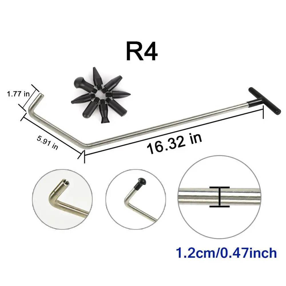 

Furuix Tools Car Dent Repair Tool Kit with 8pcs tap down Emergency Automotive Tools for Cars Truck