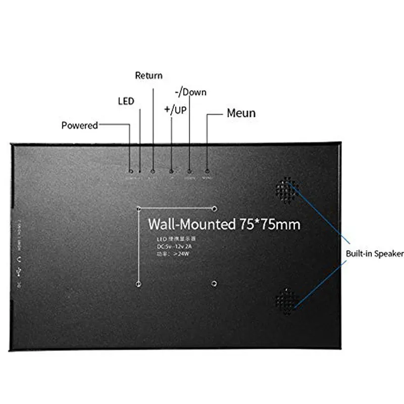 Портативный монитор для ПК 13 3 дюймов 1080P 2K сенсорный экран ips ЖК Дисплей hdmi