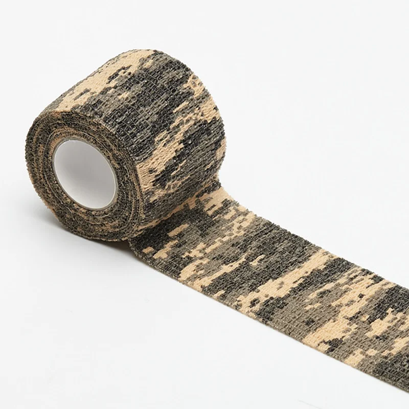 5cm*4.5m Camouflage sports knee pads protective wrap with camouflage self-adhesive bandage ankle finger arm movement -7 | Спорт и