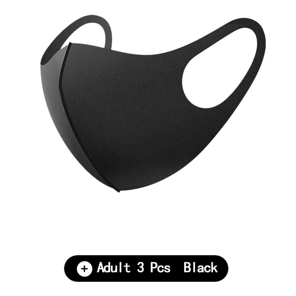 Маска для рта дышащая унисекс многоразовая губчатая маска детей защита от