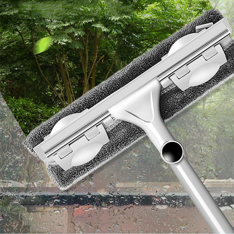 Телескопический двухсторонний инструмент для очистки стекла стеклоочиститель