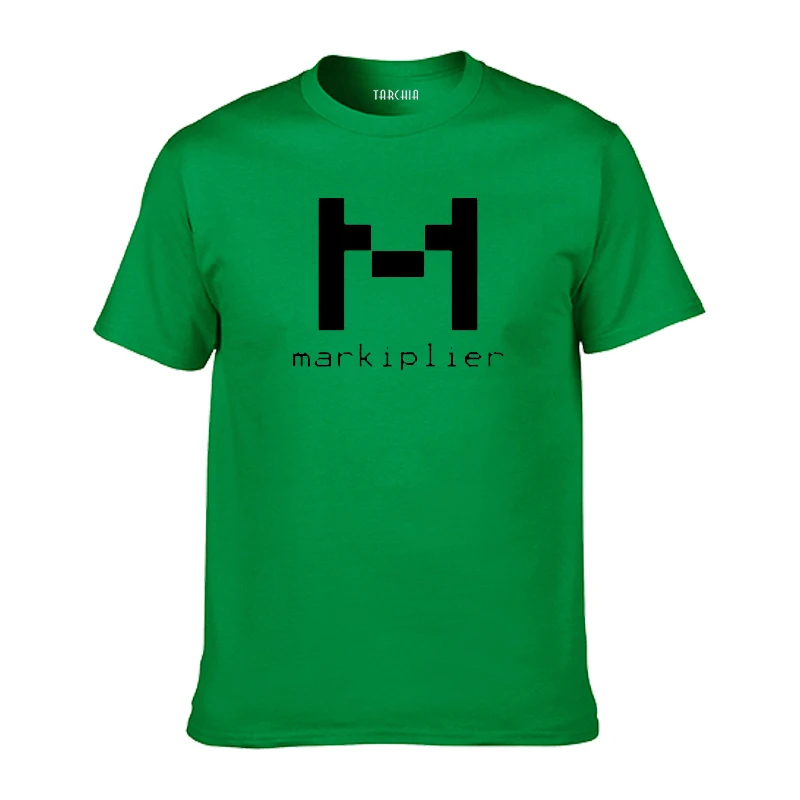 Мужская футболка TARCHIA 2021 повседневные мужские футболки с принтом markiплоскогубцев