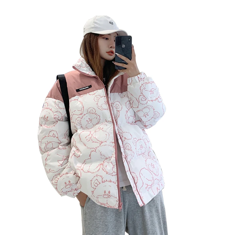 Женские короткие парки куртка новинка 2021 зимние толстые пальто с капюшоном и