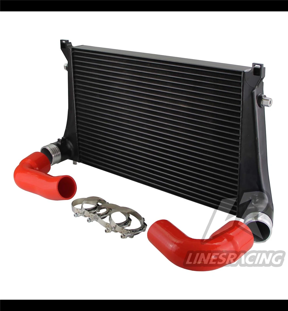 

70MM Competition Intercooler Fit For MK7 GTI Golf R VAG 1.8T 2.0T 8V A3 S3 Inlets