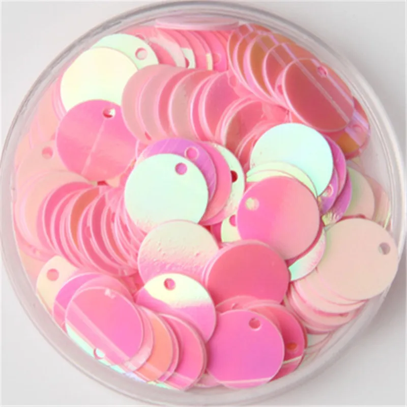 30 мм цветная большая блестка из ПВХ Плоская Круглая свободная пайетки шитье