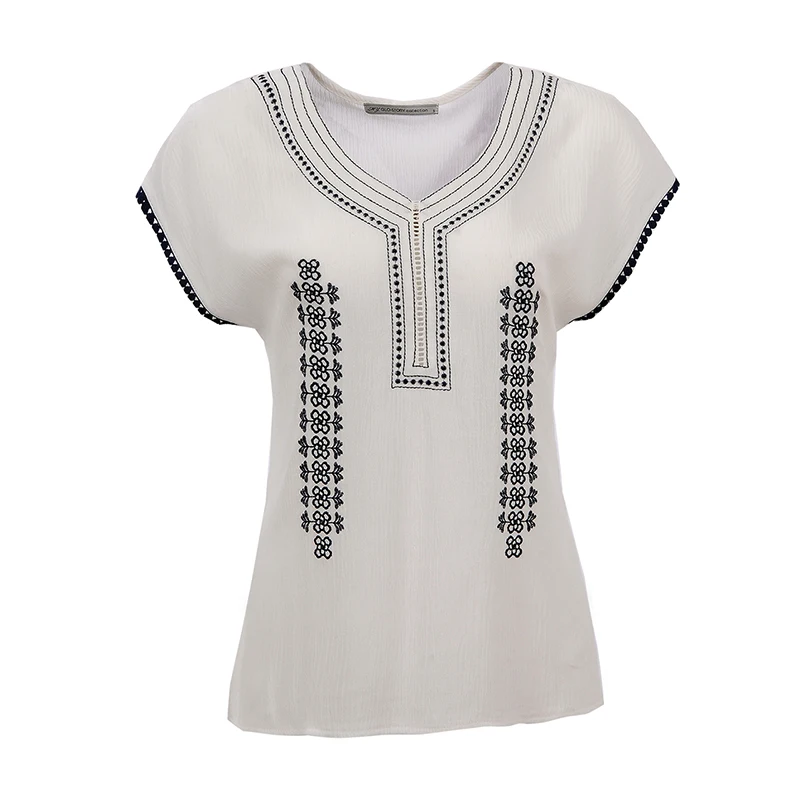 Женская блузка с коротким рукавом GLO STORY рубашки 2019 летние женские белые топы