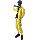 Костюм из куртки и брюк для игры PUBG, костюм для косплея Playerunknown's Battlegrounds, мужские и женские осенние желтые спортивные куртки и брюки, комплекты