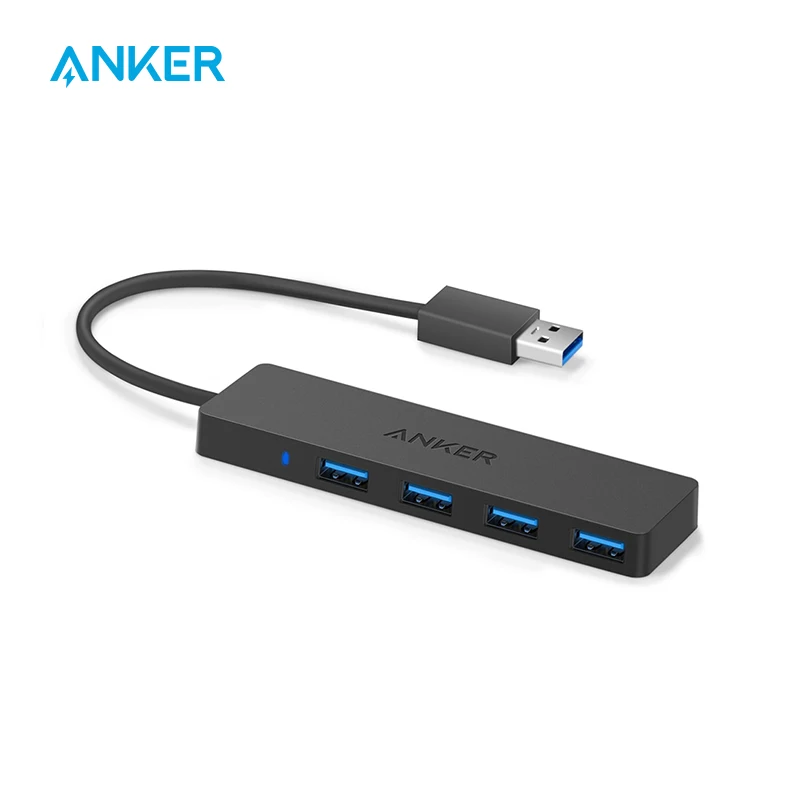 

Anker usb hub 3 0 4-Port Ultra Slim Data Hub for macbook air Mac Pro tablet iMac laptop Notebook PC USB Flash Drives