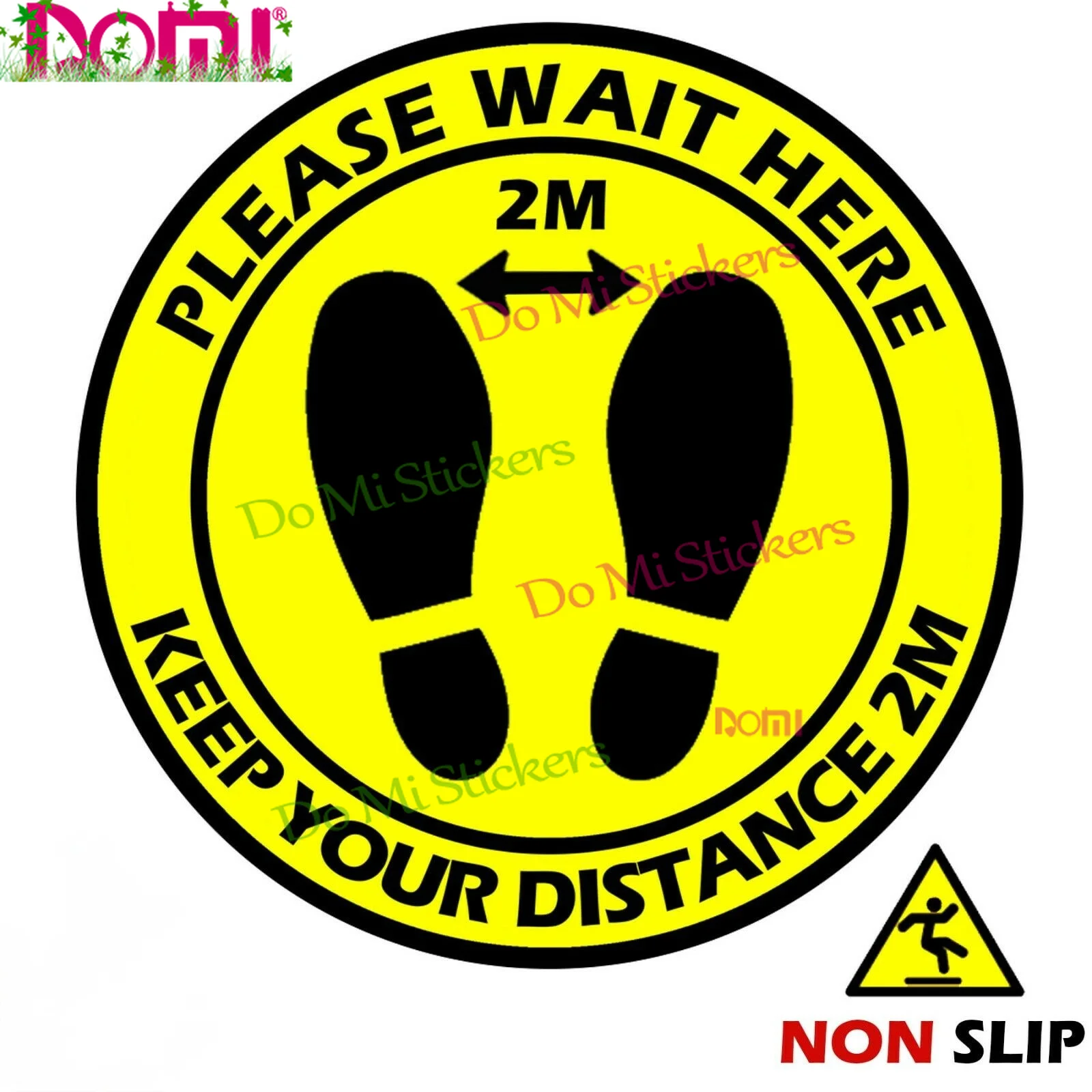 

Shop Floor Stickers Social Distancing Non Slip Decals 2m Keep Distance 20cm 30cm Car Sticker Trunk Wall Vinyl Waterproof PVC