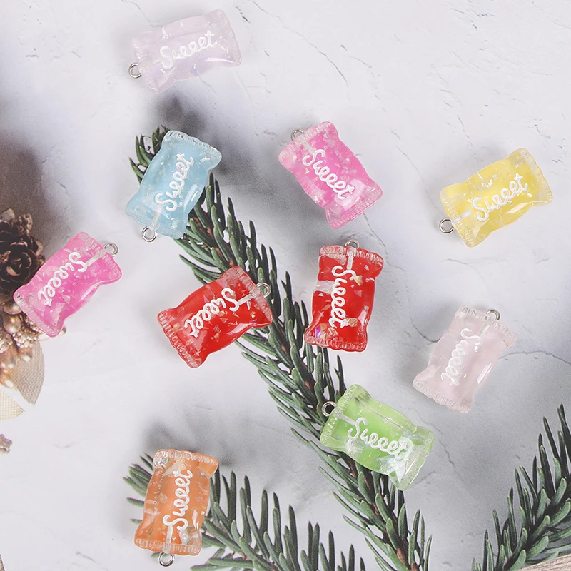 10 шт. миниатюрная еда для кукольного домика разных цветов десерт сахар конфеты