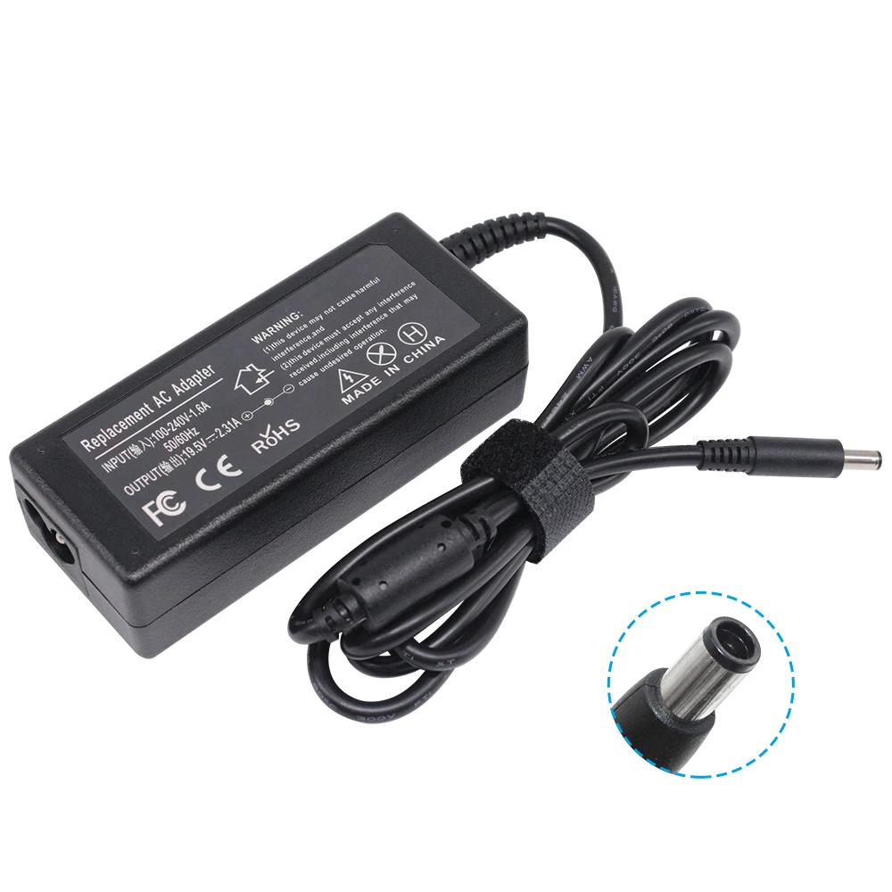 Зарядное устройство для ноутбука Dell XPS 13 11 12 L221X L321X Latitude 19 5 7202 Vostro 14 15 3379 мм * 4 3 0 в а