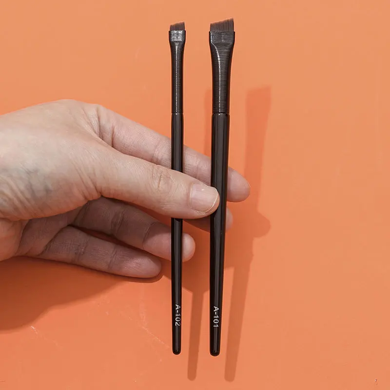 1 шт. ультратонкая Угловая Кисть для макияжа кисть бровей синтетический ворс