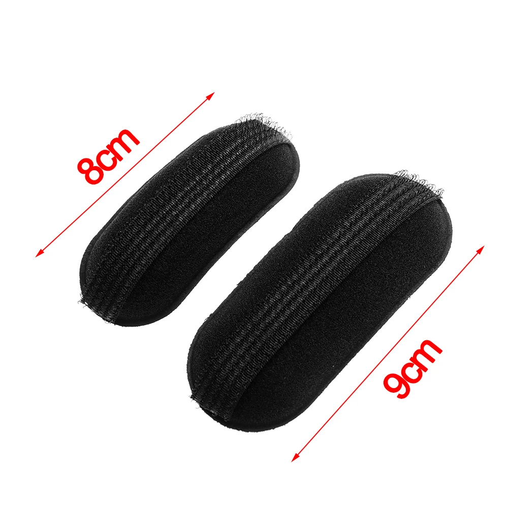 Черные кофейные дышащие коврики для челки 2 шт. зажимы волос набор инструментов