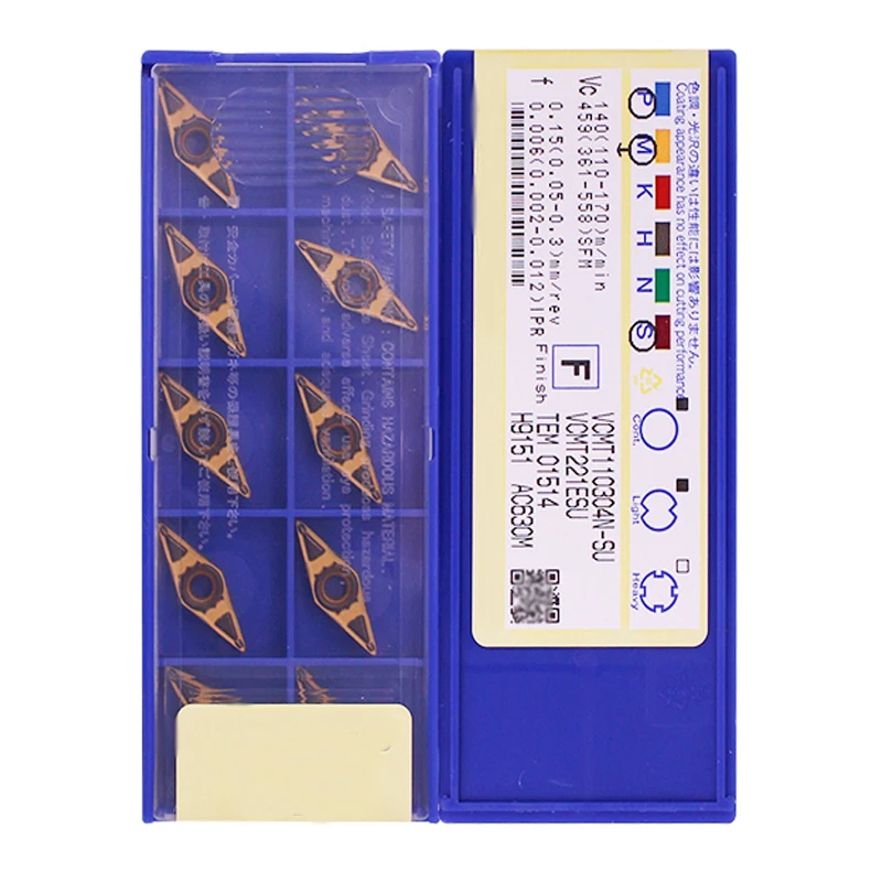 VCMT1103 VCMT110302 VCMT110304 N SU AC630M токарный инструмент VCMT 110302 110304 резец инструменты