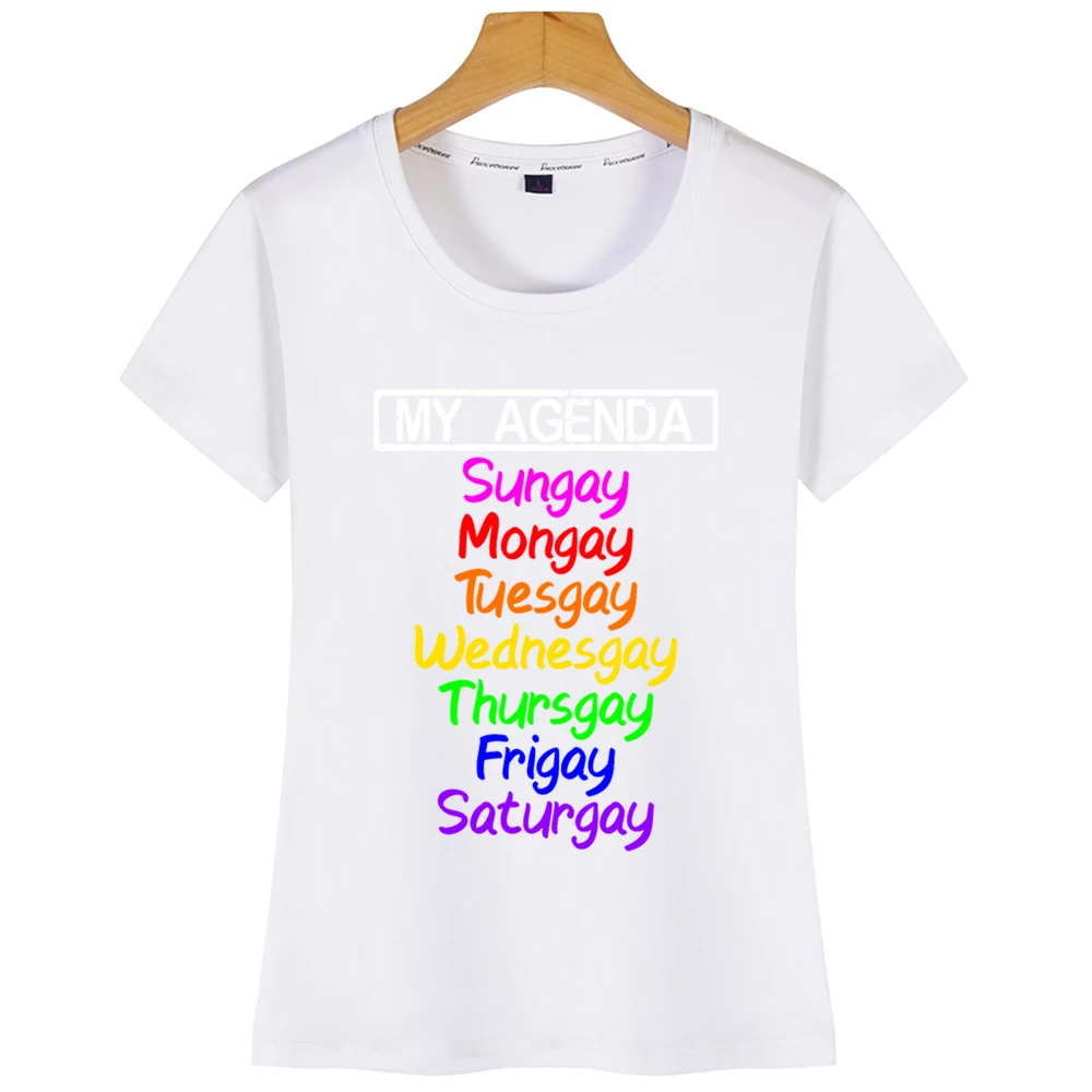 Женские топы футболка ЛГБТ для геев лесбиянок Прайд поддержка толерантность Vogue