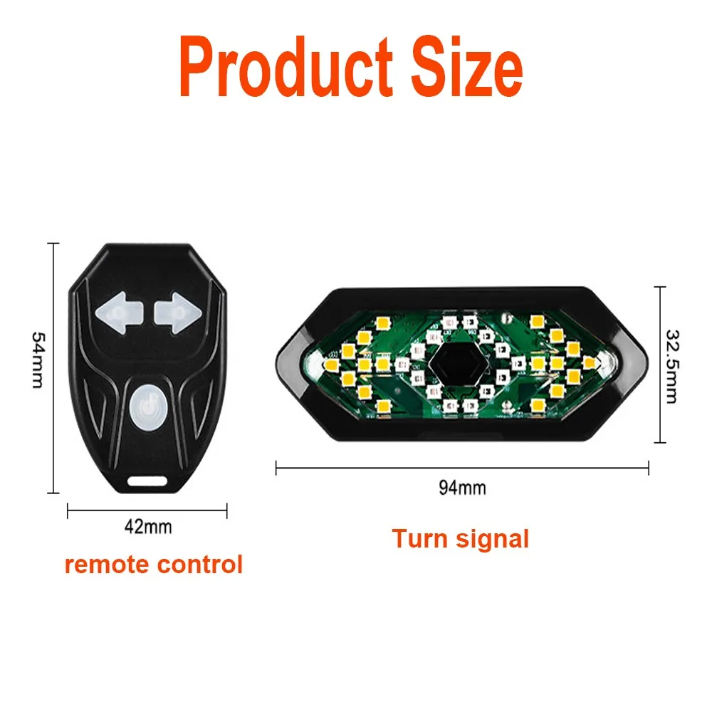 

Bike Tail Light Turn Signals Remote Control Bike Rear Led Light MTB Taillight Waterproof Bicycle Warning Light Accessories