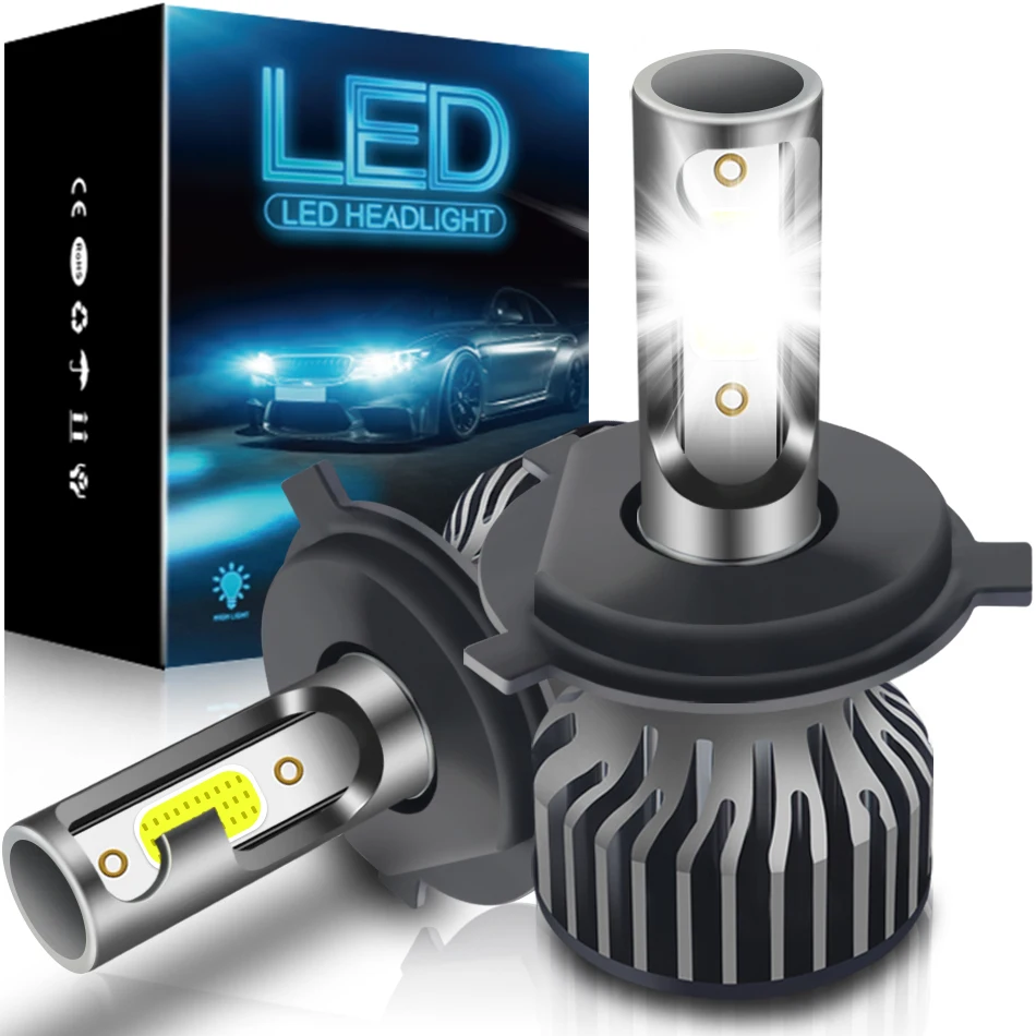 H4 H7 LED Headlight Bulb 16000LM 72W H1 H11 Car headlamp Mini Canbus 3000K 4300K 6000K 8000K Auto Fog Light 9005 9006 HB4 9012
