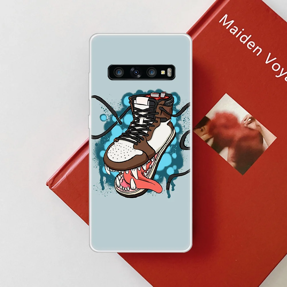 

Fashion Shoe Trend Brand Phone Case Cover Hull For SamSung Galaxy S M 6 7 8 9 10 20 30 31 Edge Plus E Lite transparent Funda 3D