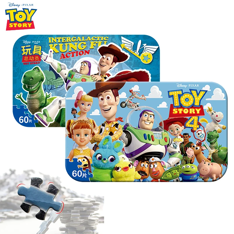 Оригинальные деревянные пазлы Disney Pixar Toy Story 4 детские развивающие игрушки подарок