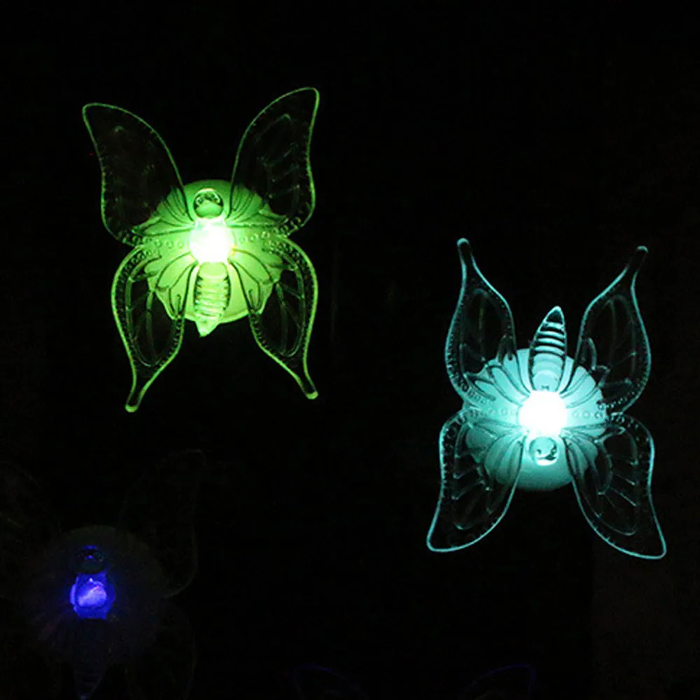 5 шт./компл. бабочка светодиодный ночник цвет свет для спальня гостиная детская