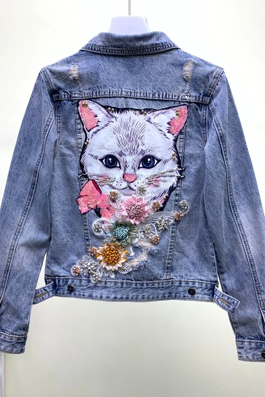 Новинка Весна 2020 европейские товары тонкая универсальная Модная Джинсовая