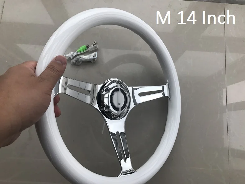 Подходит для Nissan Toyota Santana Jetta классический деревянный руль алюминиевый
