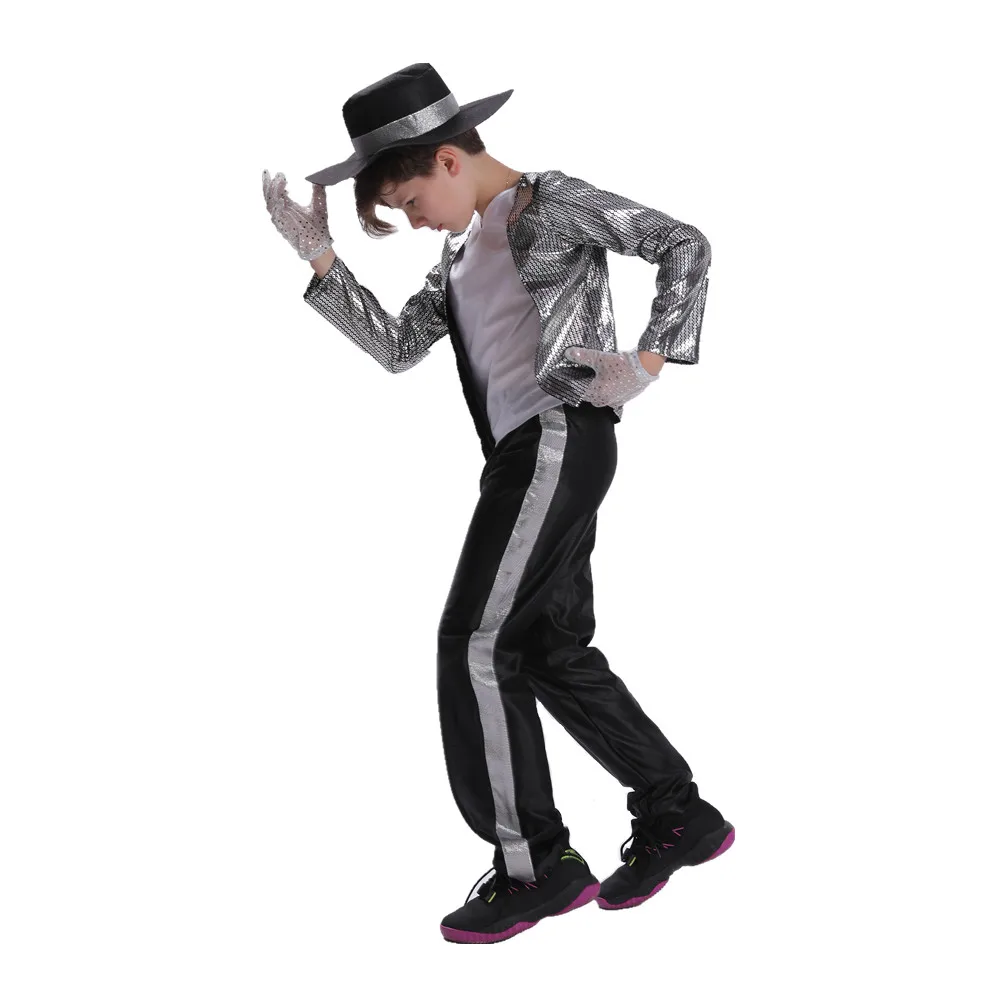 boys kids michael jackson cosplay dancer costume clothing birthday carnival halloween costumes free global shipping