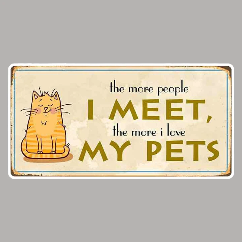 13 см x 6 для большего количества людей я встречаю знак мультфильм виниловые