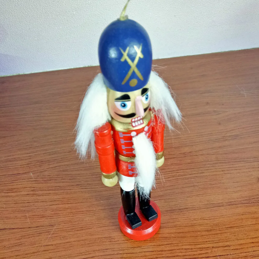 6 шт. Щелкунчик Деревянный Рождественская елка висит Декор для дома Новый год