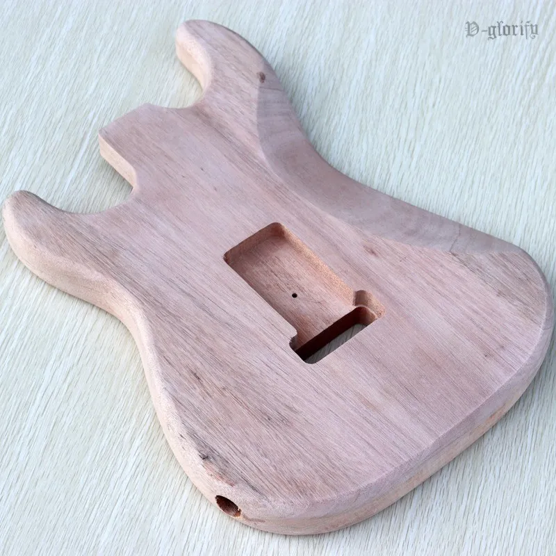 Один Кусок Красного дерева ST электрогитара тела незавершенный DIY корпус гитары тела электрогитары аксессуары
