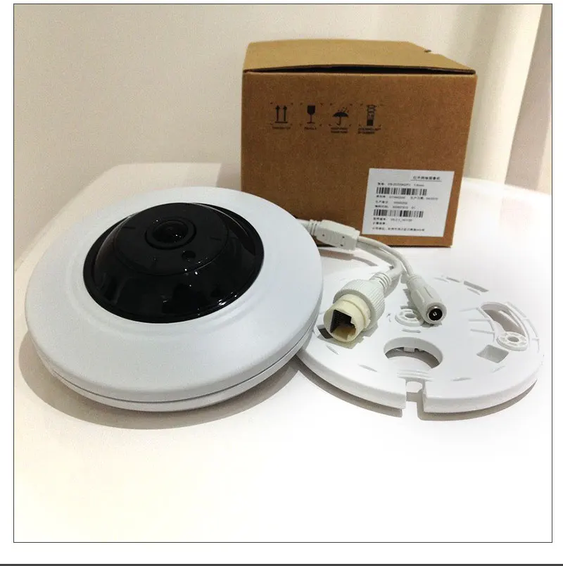 HIKVISION DS-2CD3955FWD-IWS 5MP рыбий глаз камера 360 вид ip-камера поддержка WiFi SD карта PoE IR Hik-подключение P2P приложение