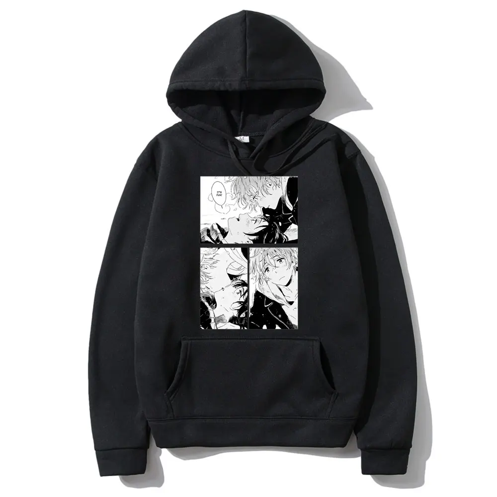 

Umibe No Etranger Goth Clothes Autumn Winter Hoodie Plus Size Hoodies Men Women Mio and Shun Japanese Sweatshirt Casual Hoody