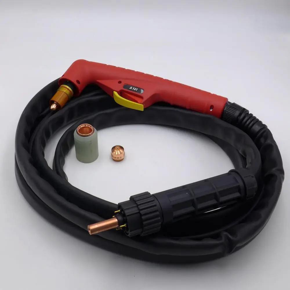 5 Meters 140A HF Pilot Arc A141 Plasma Torch Air-cooled Plasma Cutting Machine Central Connector
