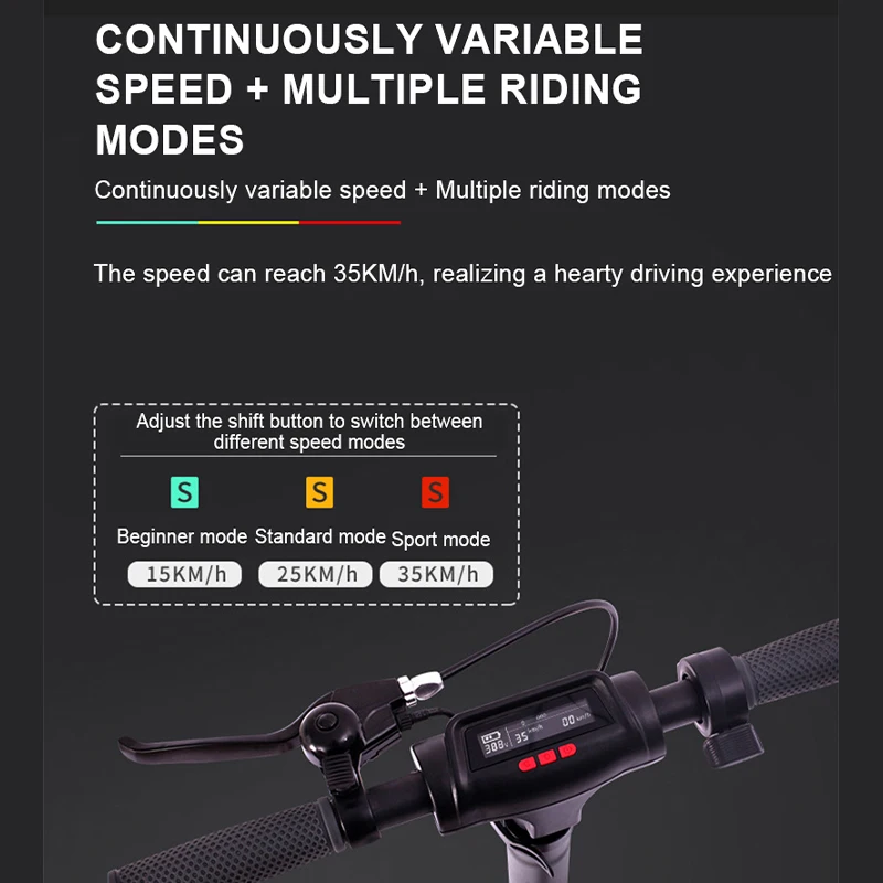 Складной электрический скутер умный скейтборд 35 км/ч высокоскоростной нагрузка
