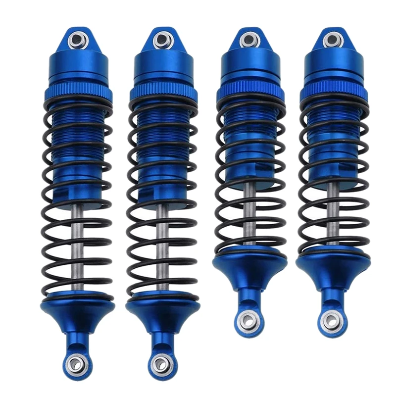 

RC Car Shock Absorbers,Car Front and Rear Shock Absorbers, for Traxxas 1/10 Slash 4X4 4WD Upgrade - 4-Pack