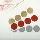 1 дюймовые круглые наклейки розовое золото с царапинами для вечерние НКИ или свадьбы, чехол для карт, 500 шт.