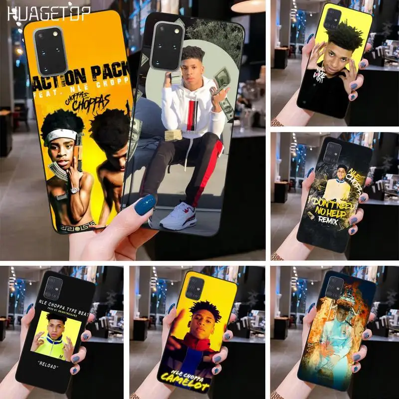 Мягкий чехол для телефона HUAGETOP Rapper NLE Chopper pa Samsung S20 plus Ultra S6 S7 edge S8 S9 S10 5G lite 2020 |