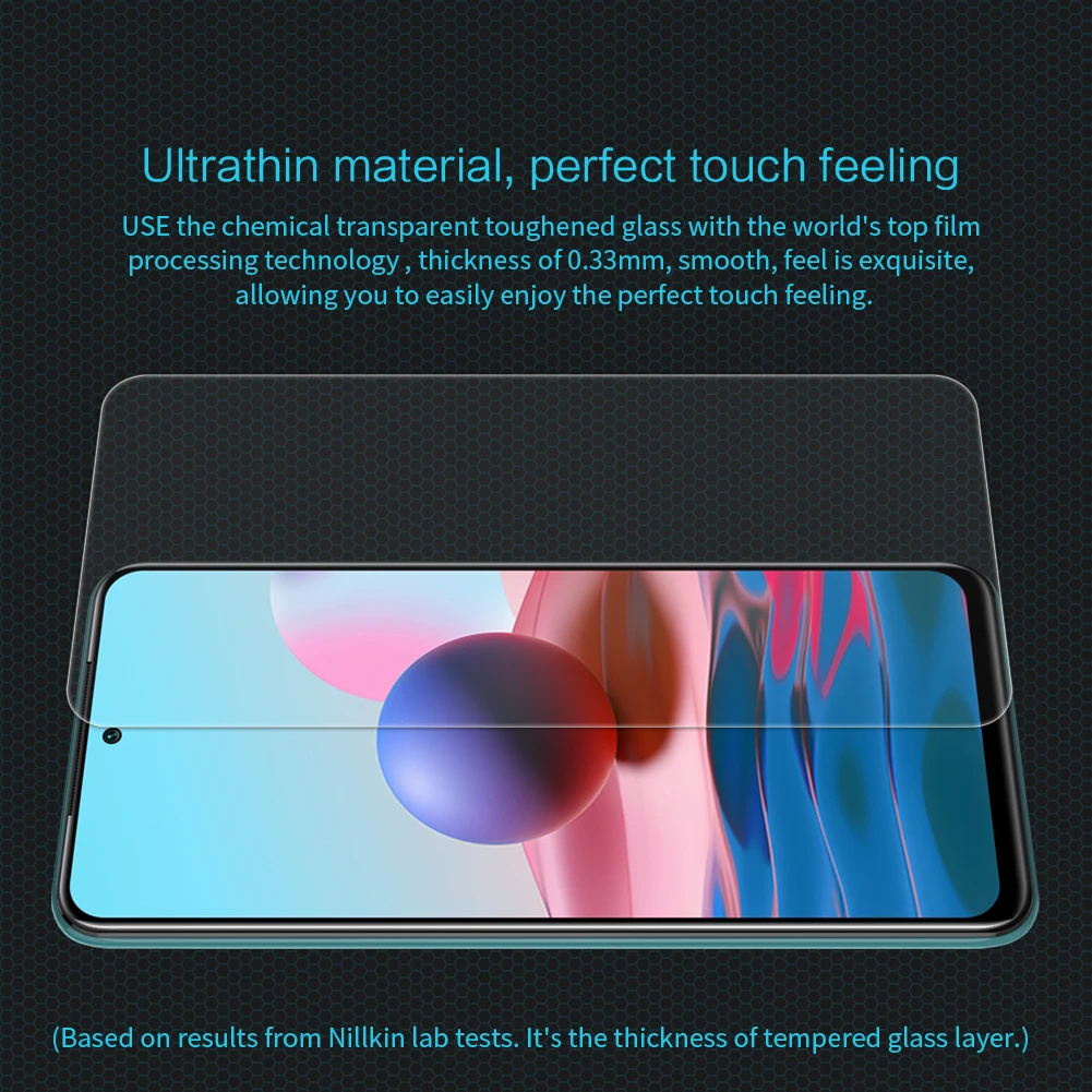 Закаленное стекло для Xiaomi Redmi Note 10 4G NILLKIN Amazing H Противоударная защита экрана 10s |