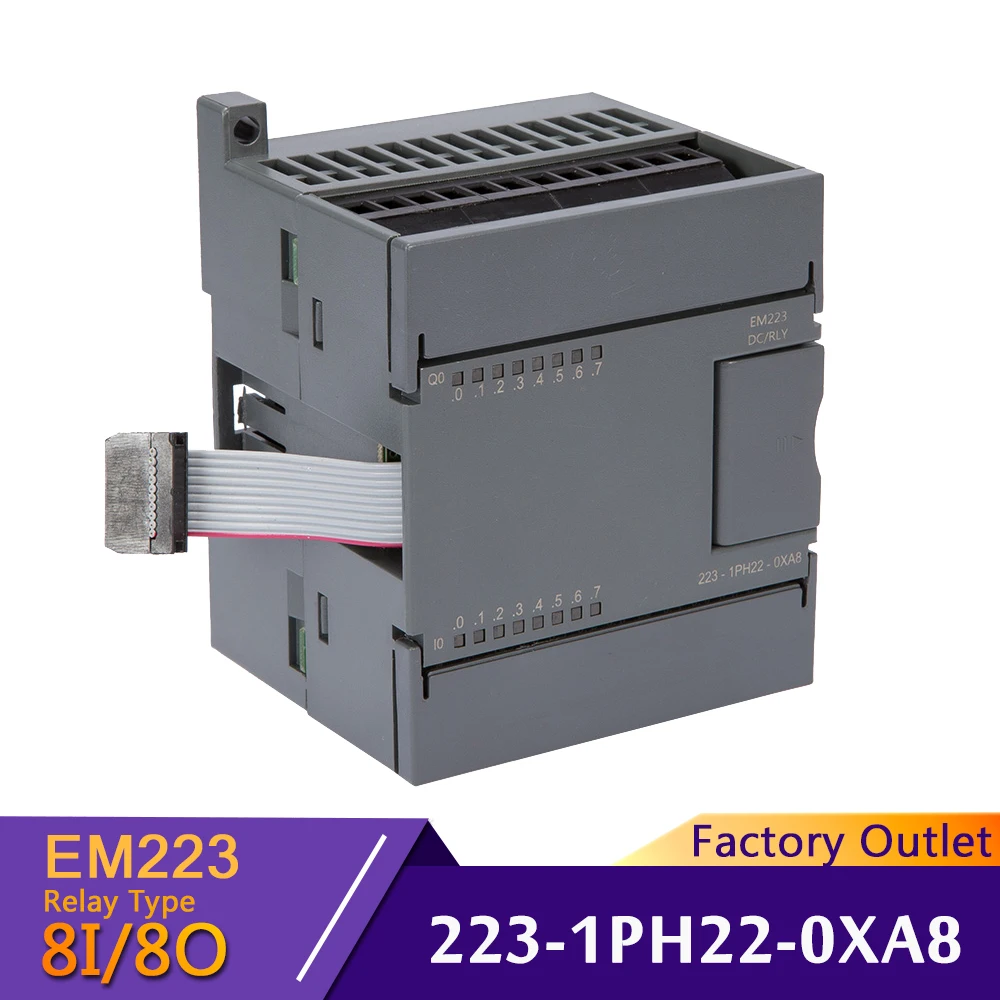 Подходящий цифровой модуль Siemens S7-200 8I/8O РЕЛЕЙНЫЙ ТИП EM223 6ES7 223-1PH22-0XA8, модуль расширения 16I/16O 6ES7 223-1PL22-0XA8