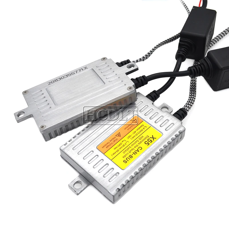 HIDLT AC 55 Вт ксеноновый Canbus HID балласт DLT X55 цифровой блок зажигания тонкий для