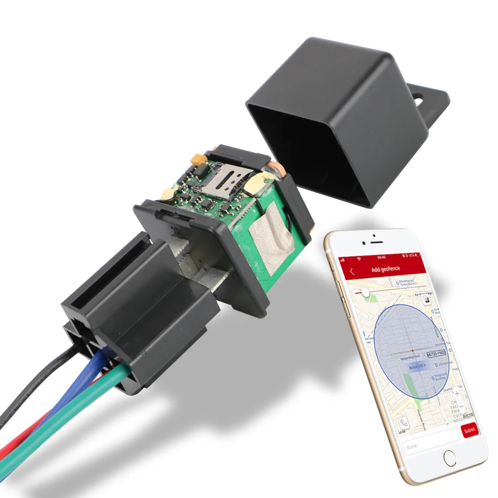 

Motorcycle Car Relay GPS Tracker Anti-theft Monitoring Hide Tracking Device Cut off oil System Alarm Locator Free APP