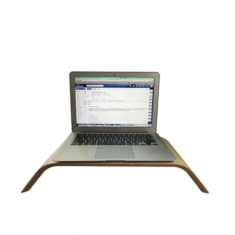 

Wooden Computer Monitor Stand Universal Dock Holder Display Bracket for IMac PC Notebook Computer Laptop Accessories