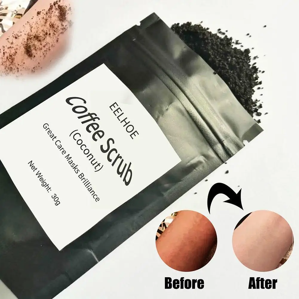 

30g Coffee Body Scrub Lotion Cleansing For Exfoliating Whitening Moisturizing Deep Cleansing Cutin Refine Pores Scrub Remov K7h4